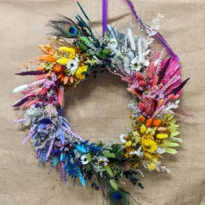 Bespoke dried flower wreath