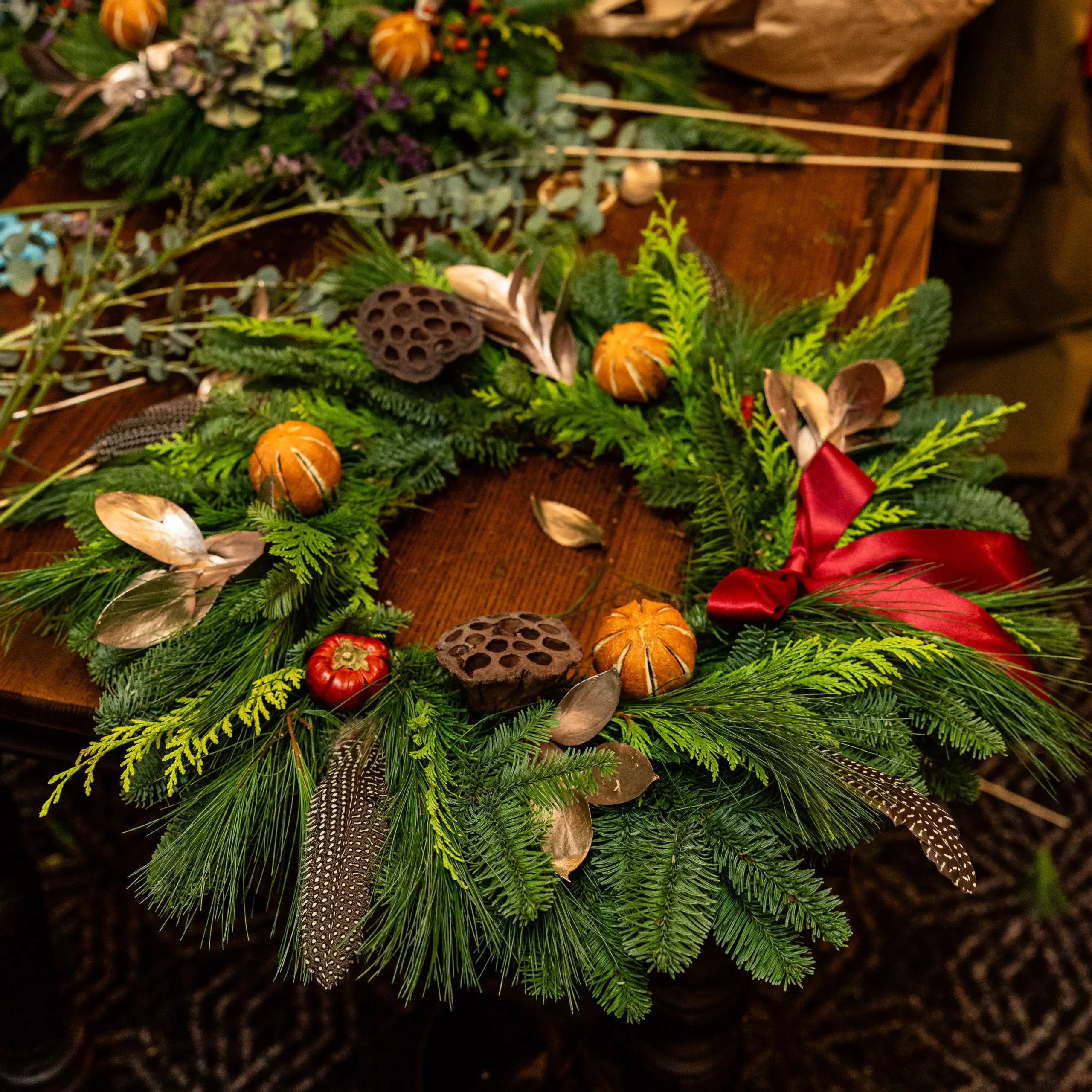 Festive Wreath Making Workshop, Monday 30th November, 7-9:30pm, Manahatta, Birmingham - Image 5