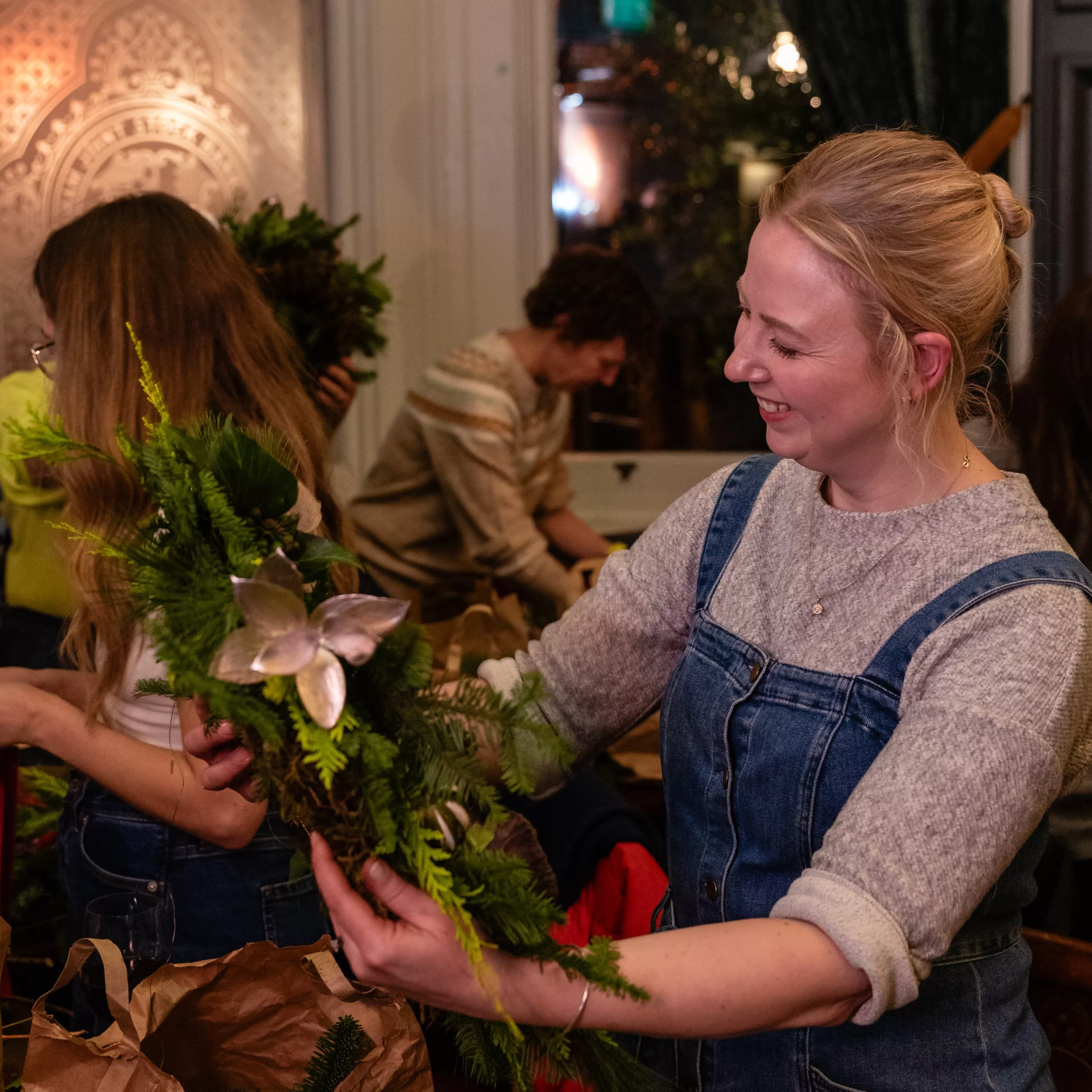 Festive Wreath Making Workshop, Monday 30th November, 7-9:30pm, Manahatta, Birmingham - Image 2