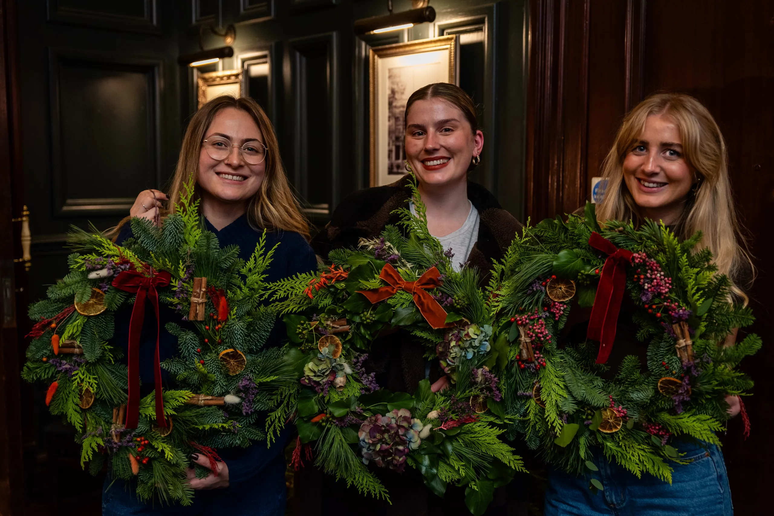 Festive Wreath Making Workshop, Monday 30th November, 7-9:30pm, Manahatta, Birmingham - Image 3
