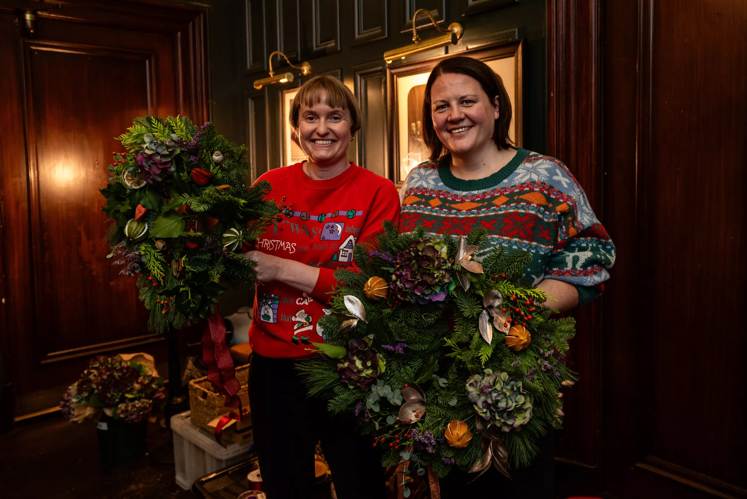 Festive Wreath Making Workshop, Monday 30th November, 7-9:30pm, Manahatta, Birmingham - Image 8