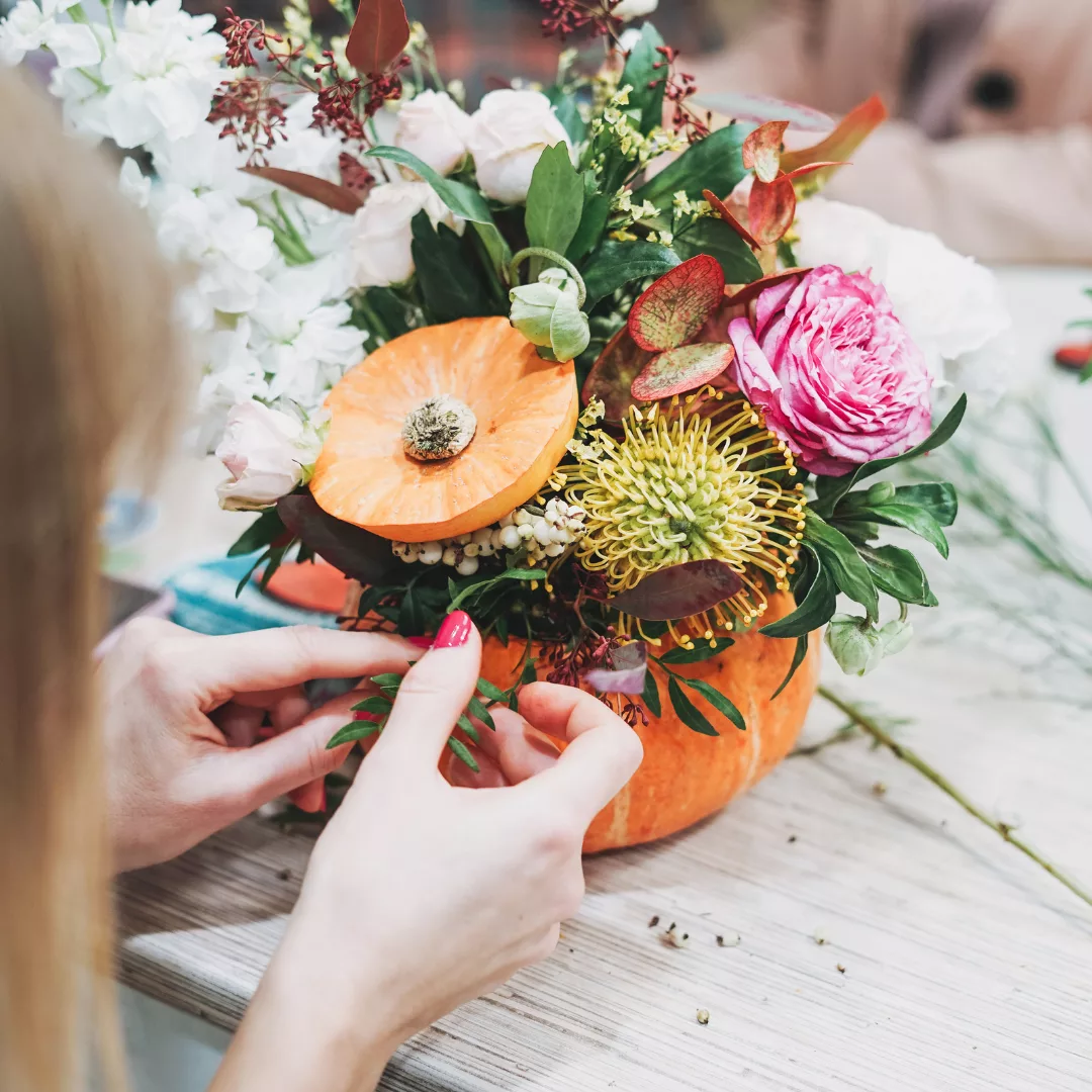 Flowers in a Pumpkin Workshop, Sunday 25th October, 12-2pm, BOX, Brindley Place - Image 2